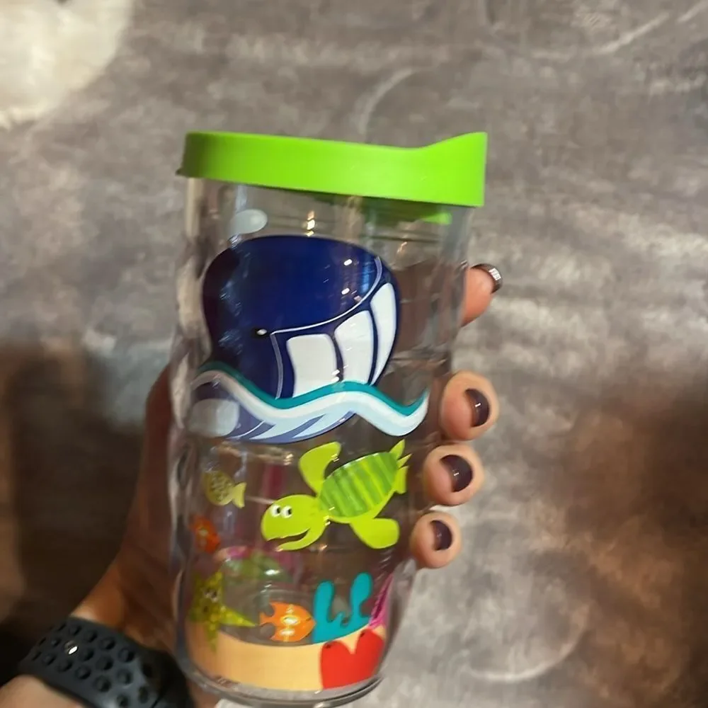 Kids octopus 10 ounce tervis cup and lid